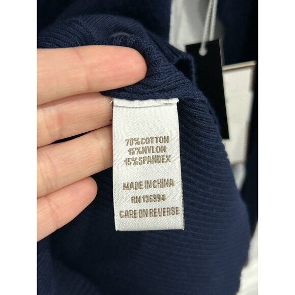 Vila Milano NWT Navy Blue Button Up Cardigan Sweater Sz Small - Picture 6 of 11